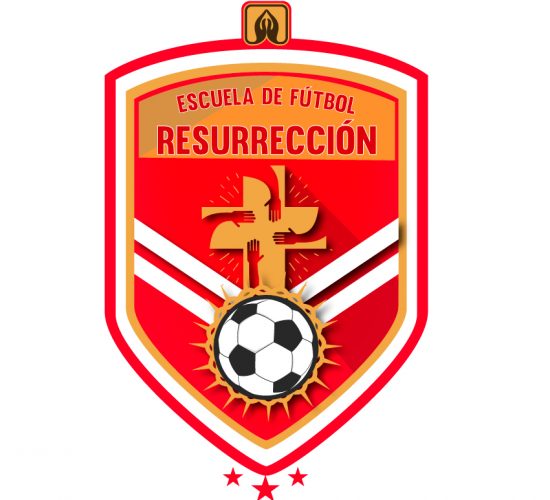 Insignia Escuela de Fútbol Resurrección.