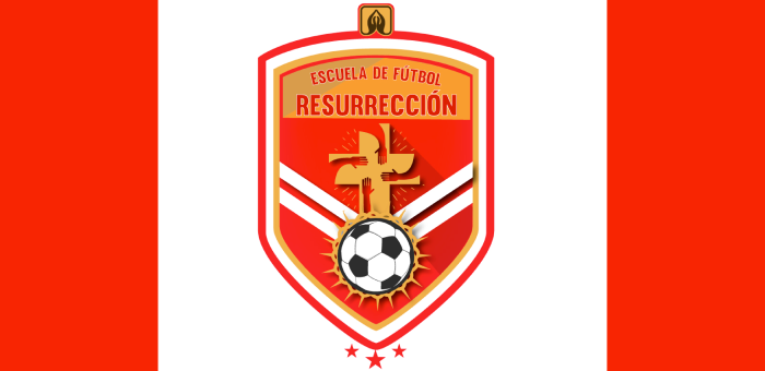 Insignia Escuela de Fútbol Resurrección.